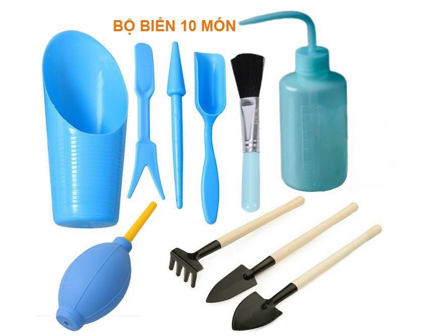 Combo 10 món dụng cụ trồng sen đá, xương rồng