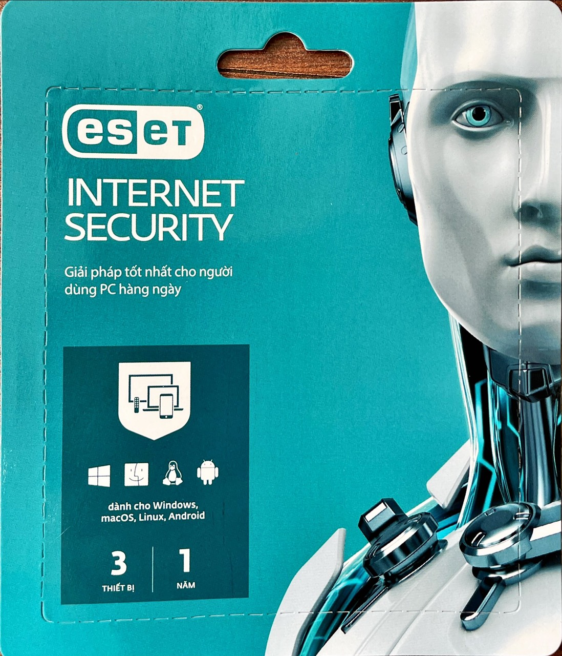 Phần mềm diệt Virus Eset Internet Security 3 User 1 Year - Bản quyền 3 Máy/1 Năm - Hàng Chính Hãng