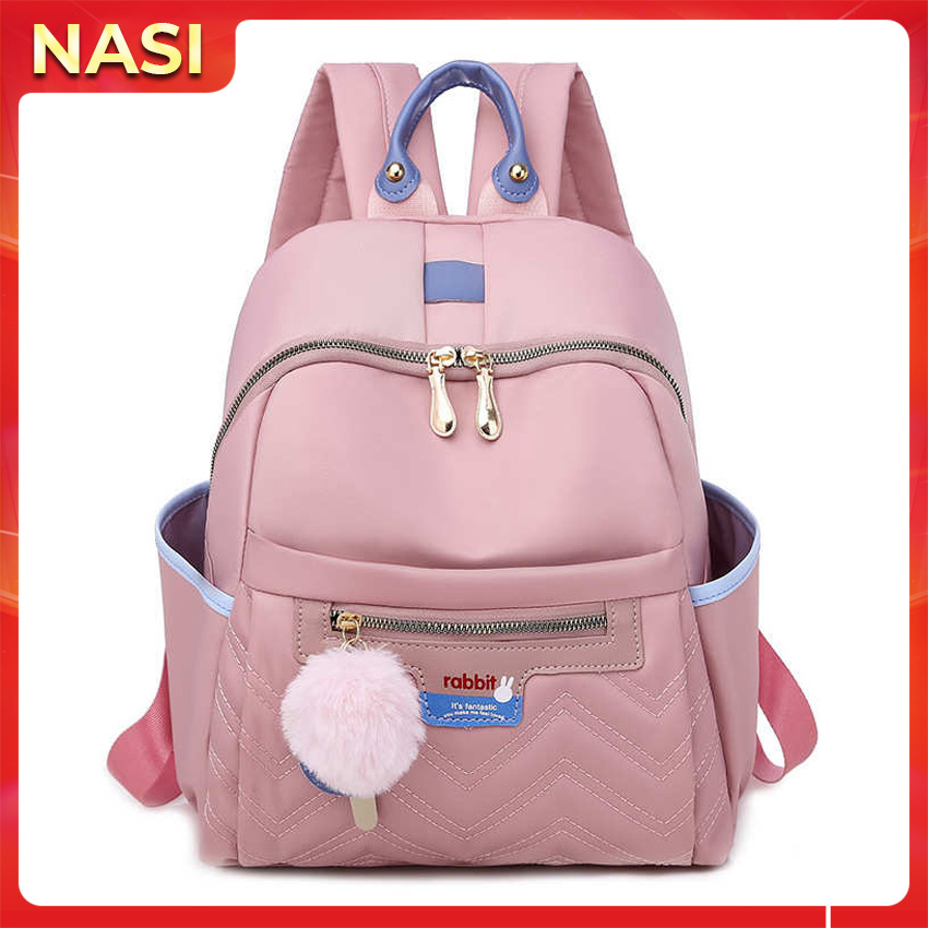 Balo nữ thời trang B1008 NASI vải dù chống thấm ba lô nữ mẫu đẹp dễ thương phong cách hàn quốc