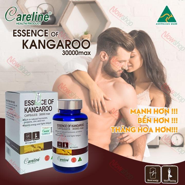 Viên uống tăng cường sinh lý nam Careline Essence Of Kangaroo 30000max giúp bổ thận tráng dương