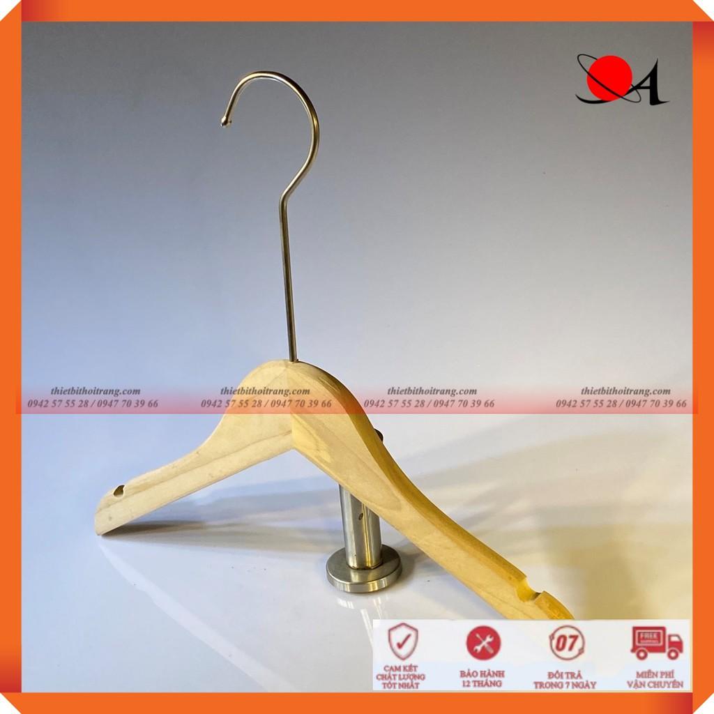 Bộ 15 Móc Áo Trẻ Em Bằng Gỗ Mộc Siêu Cấp