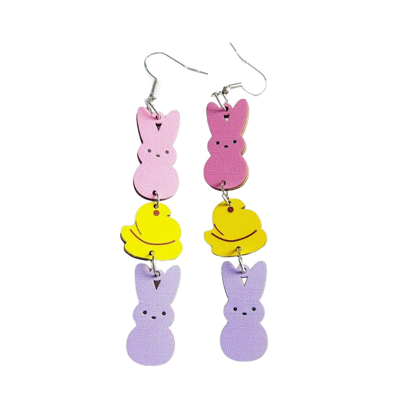 Cute Easter Earrings Trendy Lightweight Jewelry for Holiday Women Teens