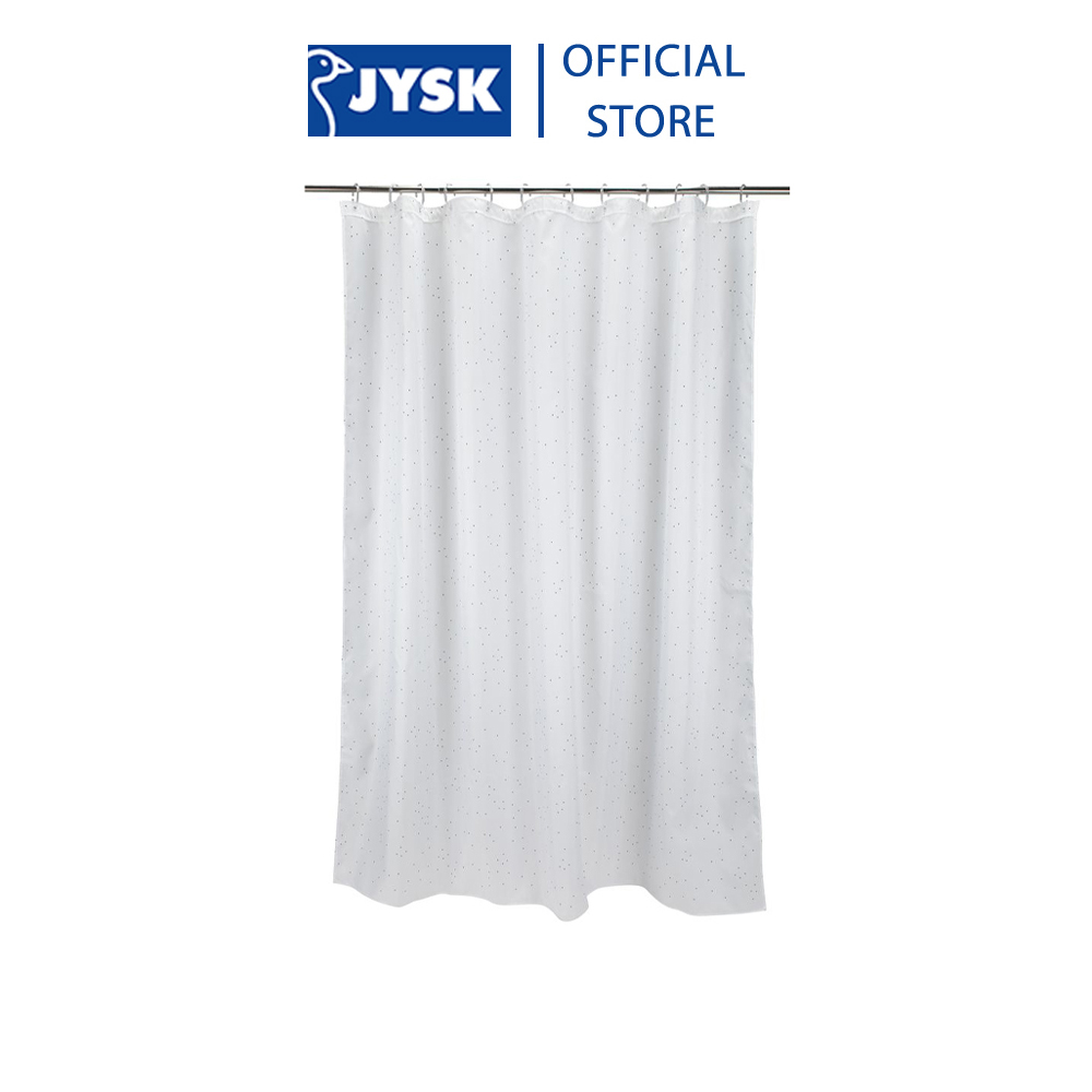 Rèm phòng tắm | JYSK Hagby  | polyester | trắng | R150xD200cm