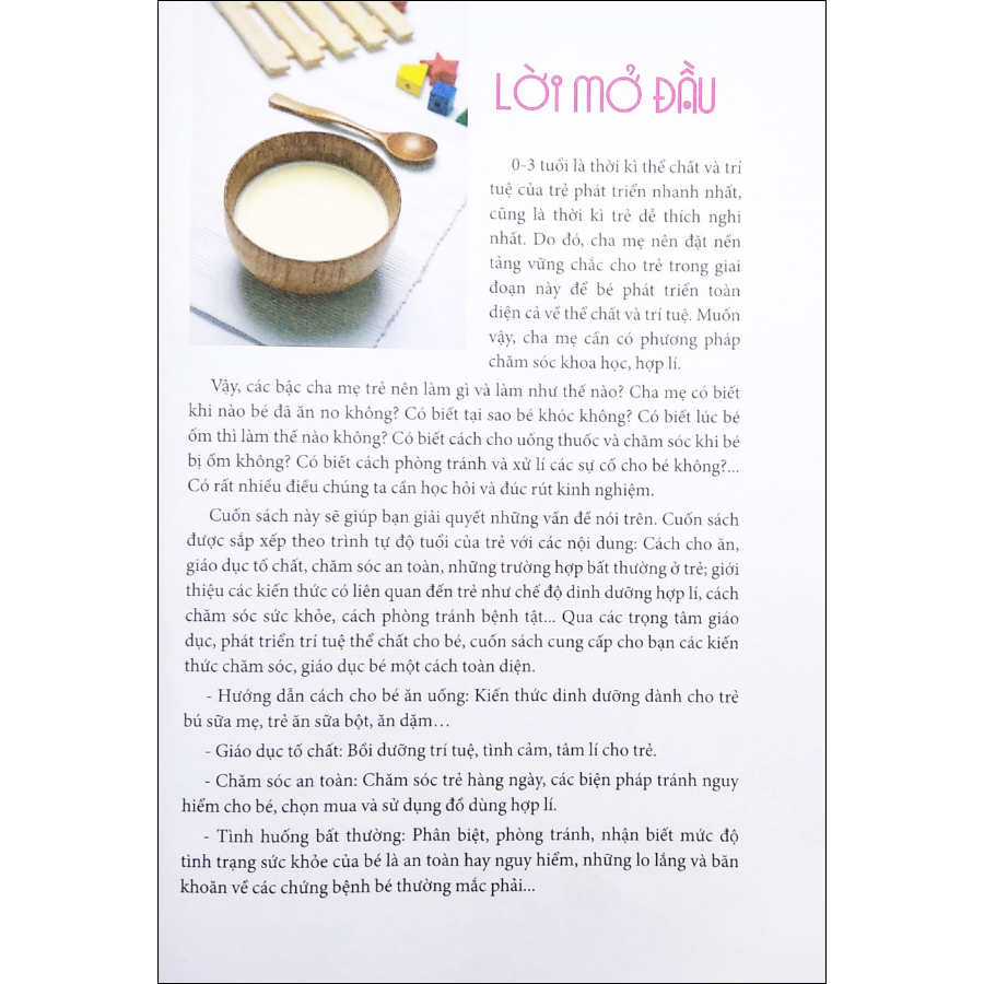 Bách Khoa Nuôi Dạy Trẻ Từ 0-3 Tuổi