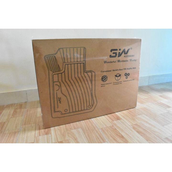 Thảm lót sàn xe ô tô TOYOTA PRADO 2009- đến nay Nhãn hiệu Macsim 3W chất liệu nhựa TPE đúc khuôn cao cấp