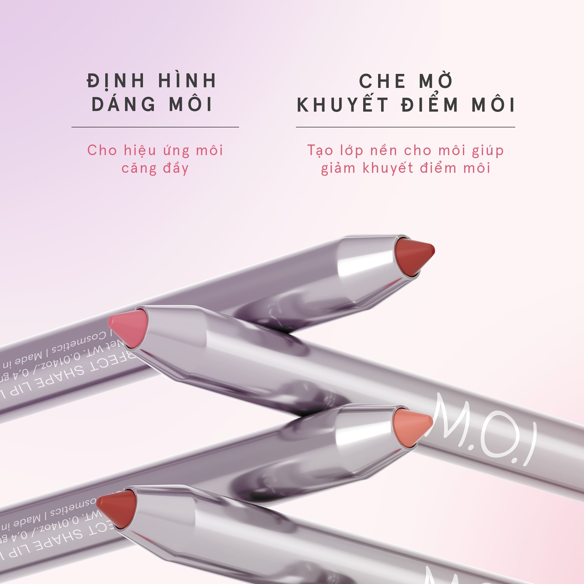 CHÌ KẺ VIỀN MÔI ĐA NĂNG M.O.I - Perfect Shape Lip Liner