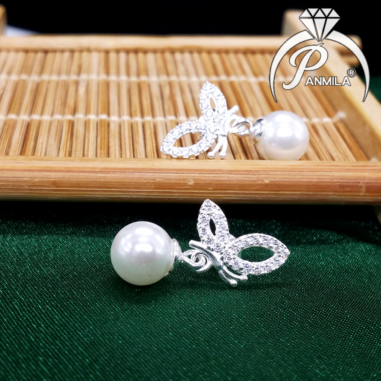 Bộ trang sức bạc nữ cánh tiên Panmila