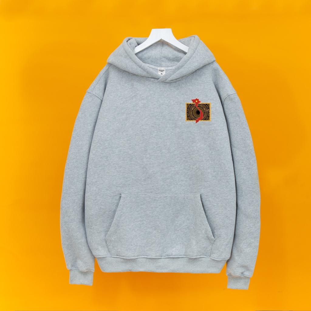 Áo nỉ HOODIE VIỆT NAM THỐNG NHẤT DOGO shop ,Áo hoodie nỉ bông cotton unisex