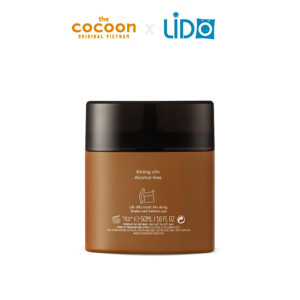 Sữa chống nắng bí đao - Ráo mịn tự nhiên SPF 50+, UVA-PF 62.6 Cocooon 50ml