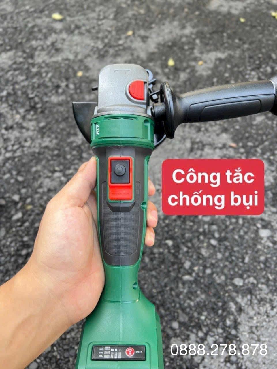 COMBO Máy Mài Góc Dùng Pin Dekton M21-AG100CP01 KÈM 1 PIN M21-B4000M + 1 SẠC M21-S20 DEKTON - KM_T8 -HÀNG CHÍNH HÃNG