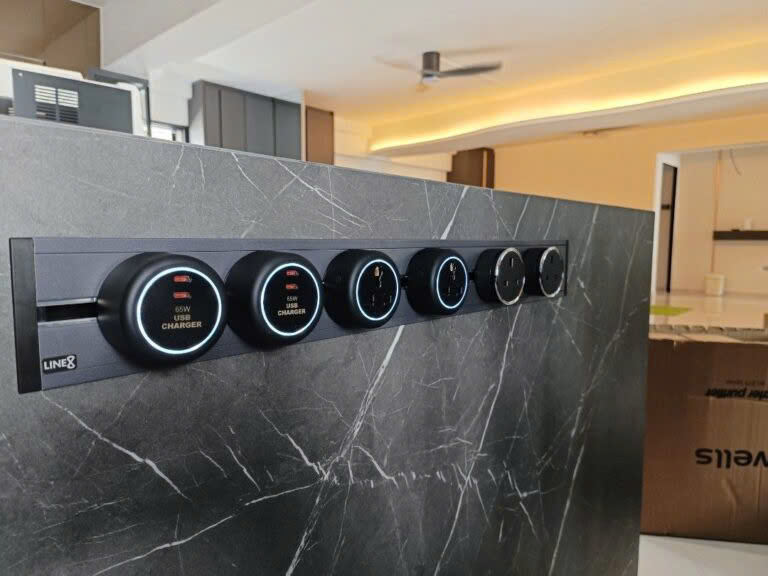 Combo 3 Ổ Cắm Điện Line8 Zen MLT / Chuẩn Quốc Tế / Hàng Chính Hãng