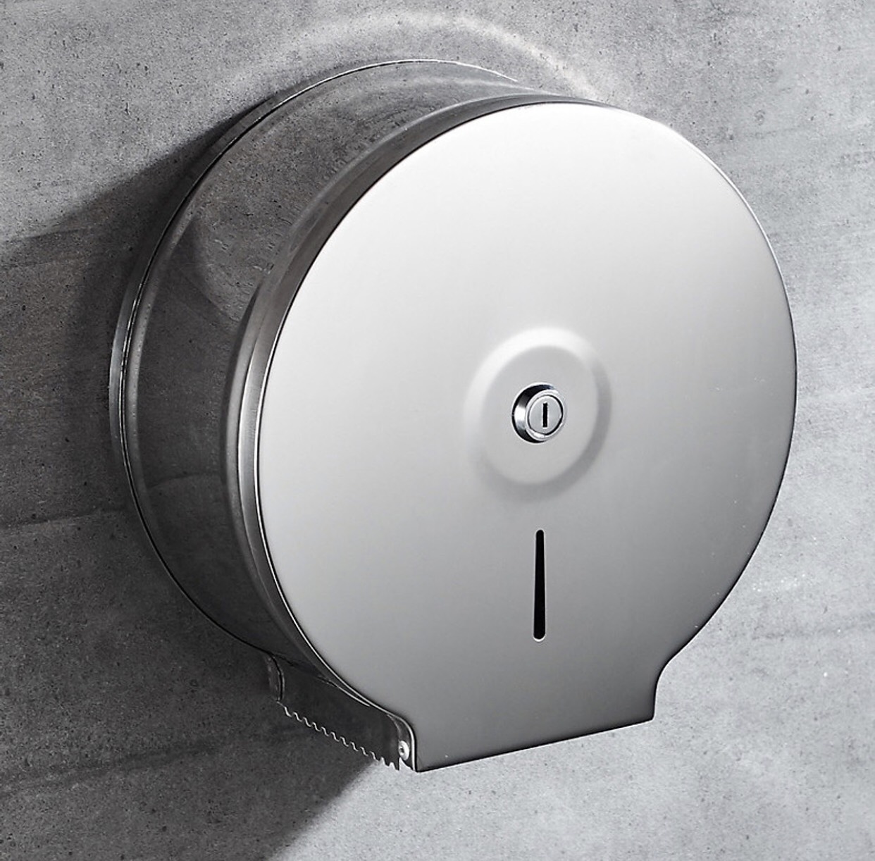 Combo 2 Hộp đựng giấy vệ sinh cuộn lớn gắn tường inox 26cm