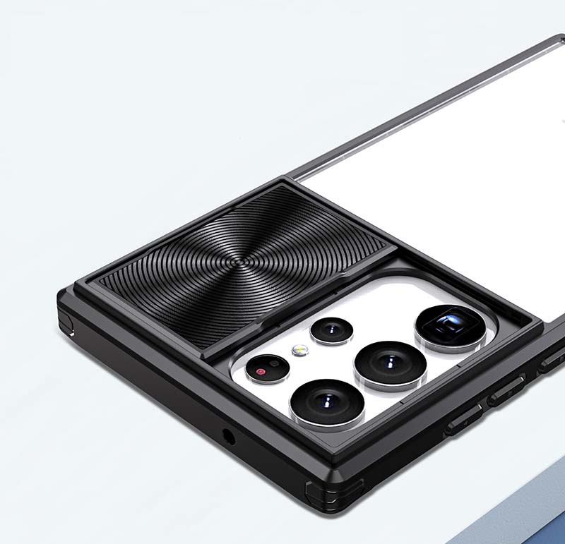 Ốp lưng cho Samsung S23 Ultra 5G bảo vệ camera lưng trong chống sốc - hàng chính hãng
