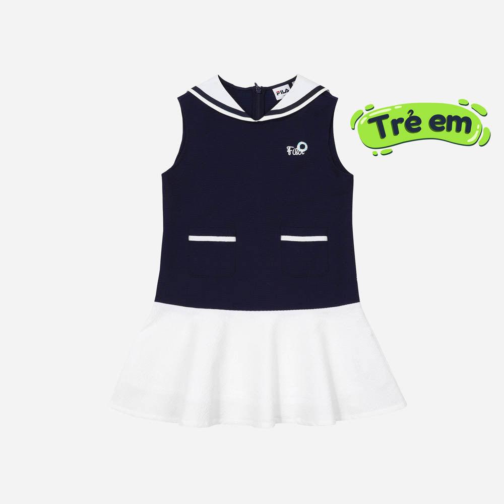 Đầm thời trang bé gái Fila Marine Regular - FK2OPF2301F-OWH