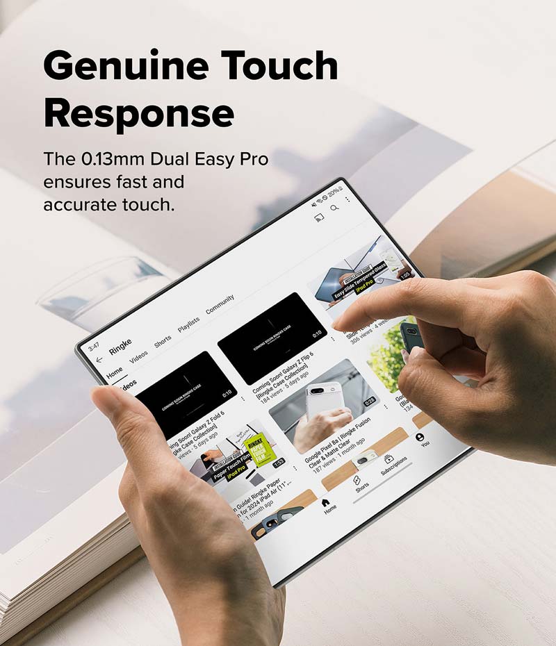 Bộ dán màn hình cho Samsung Galaxy Z Fold 7 RINGKE 3-in-1 Protector Pro - Hàng Chính Hãng