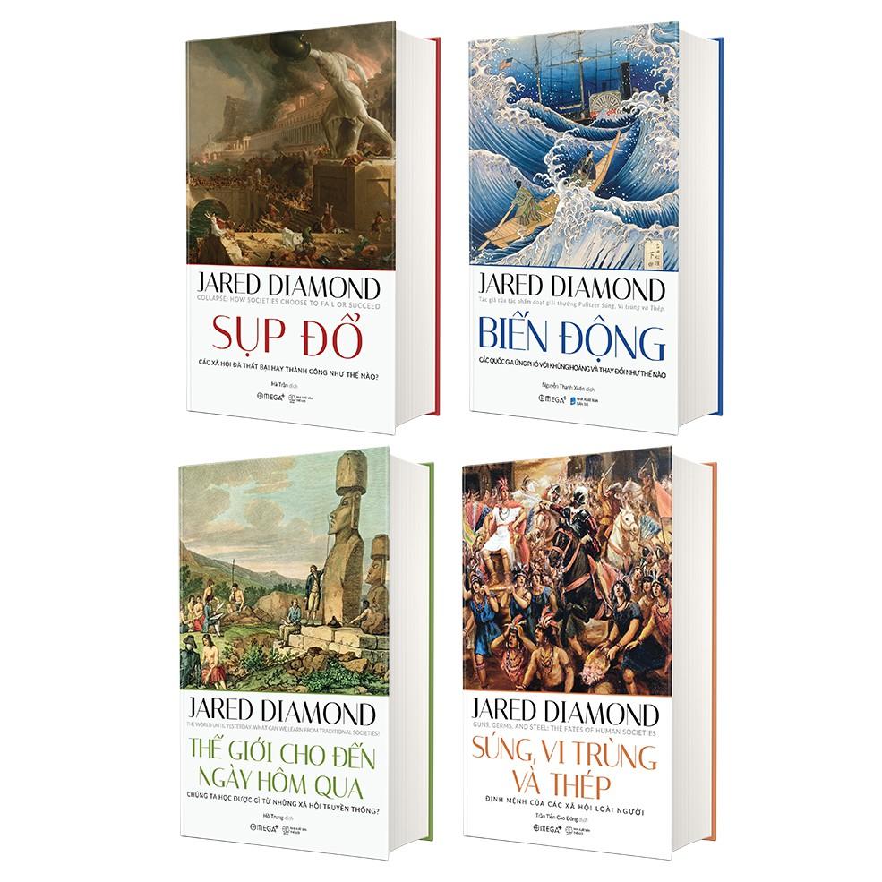 Sách - ( Combo 4 cuốn ) - Jared Diamond (Lịch sử nhân loại)