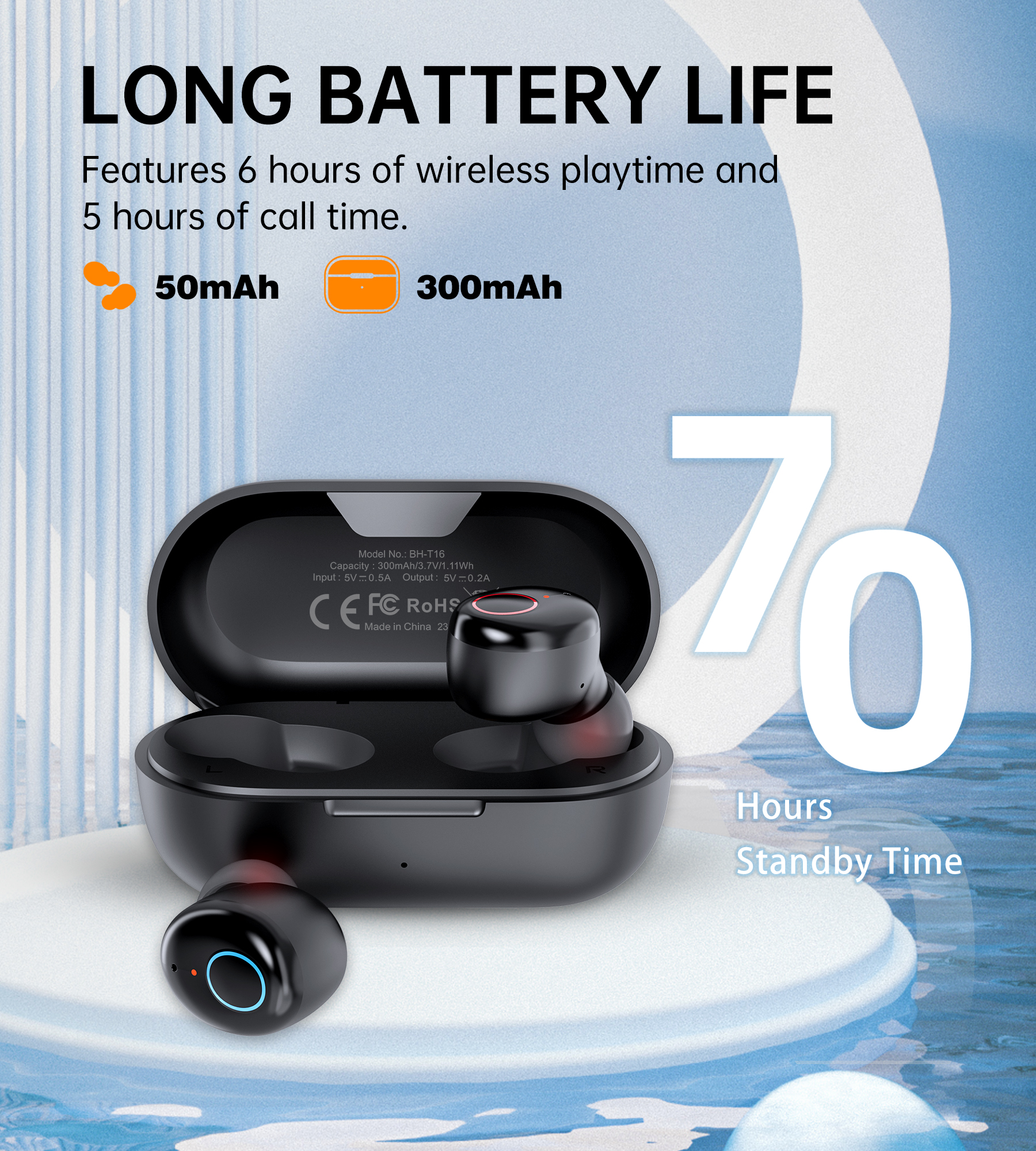 Tai Nghe Choetech BH-T16 Bluetooth True Wireless  (Hàng chính hãng)