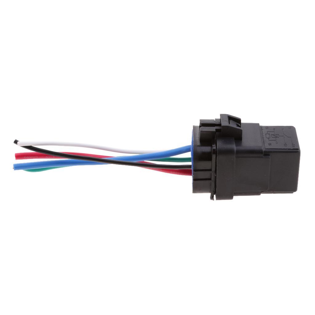 Waterproof Integrated Automobile 12V 40A 4PIN Auto Car Relay & Socket Holder