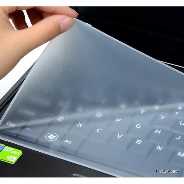 Tấm phủ bàn phím silicon cho laptop từ 13 đến 17 inch