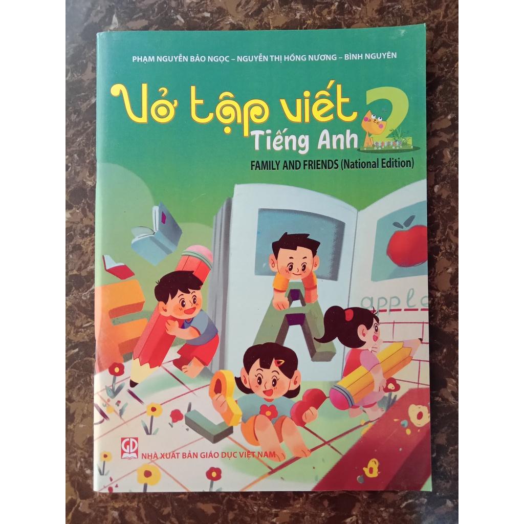 Sách - Vở tập viết Tiếng Anh 2 Family and friends (National Edition)