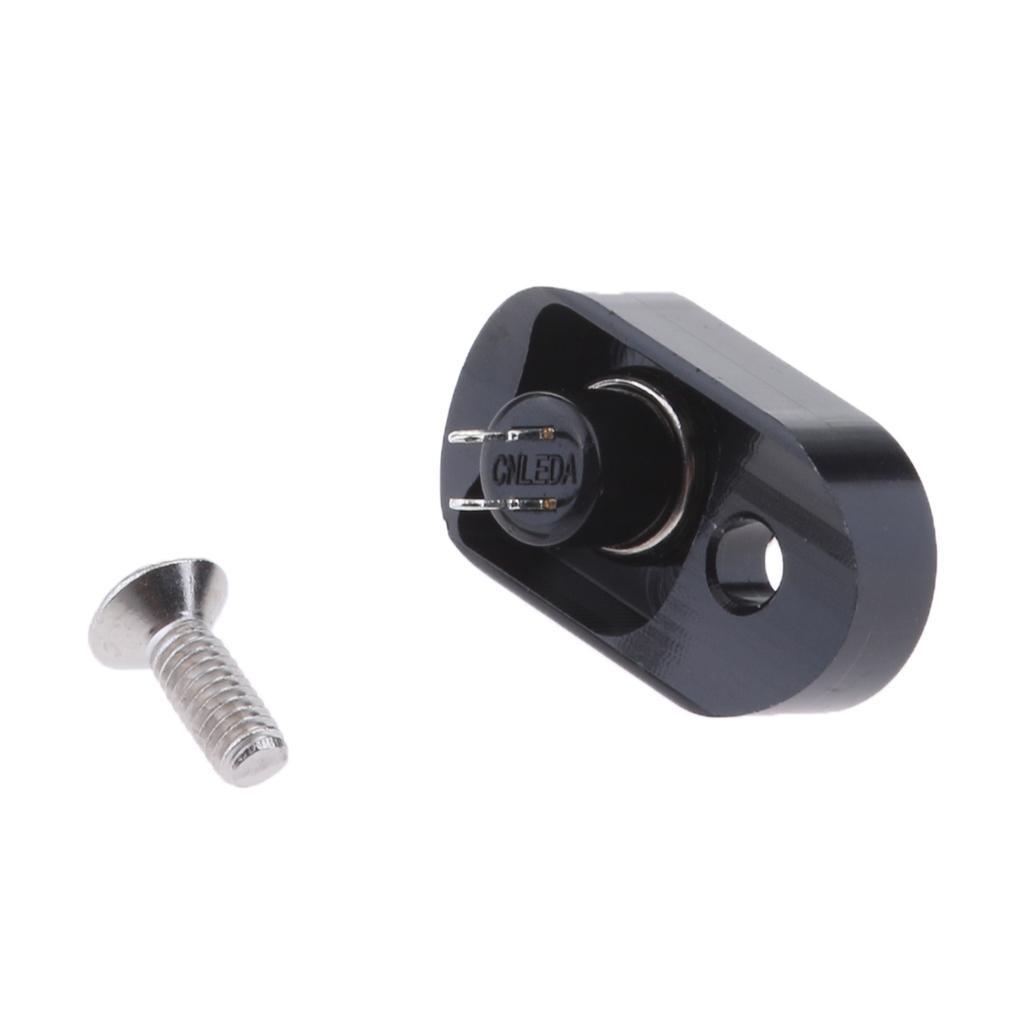 Motorcycle Handlebar Aluminum Stop Start Kill Switch Button Black