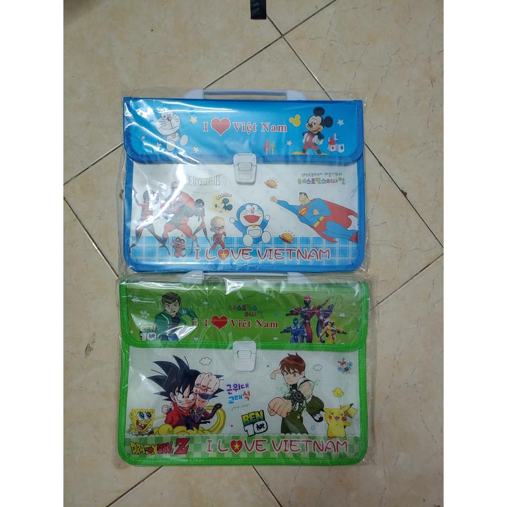 Cặp nhựa học thêm cho các bạn học sinh cấp 1,cặp đi học thêm