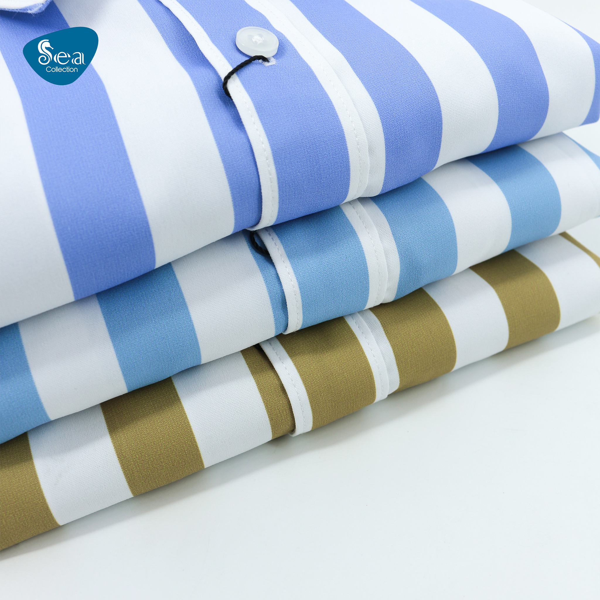 Áo Sơ mi Nam Tay Ngắn Sọc Sea Collection 13603