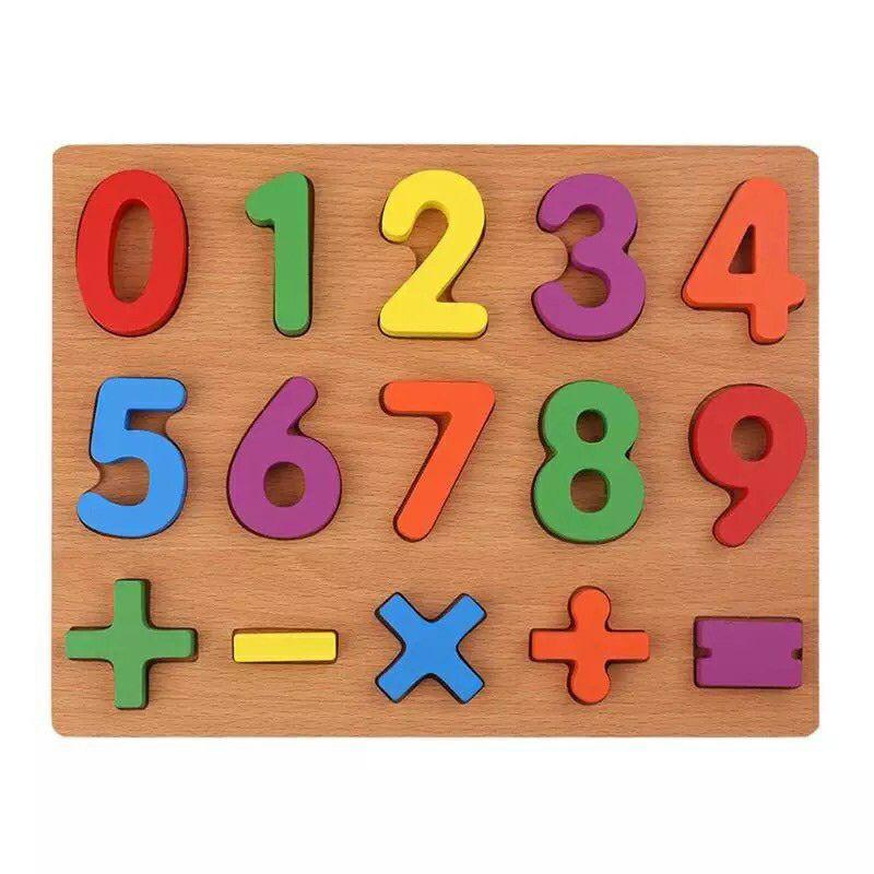 Bảng ghép chữ và số 20x30 cm cho bé