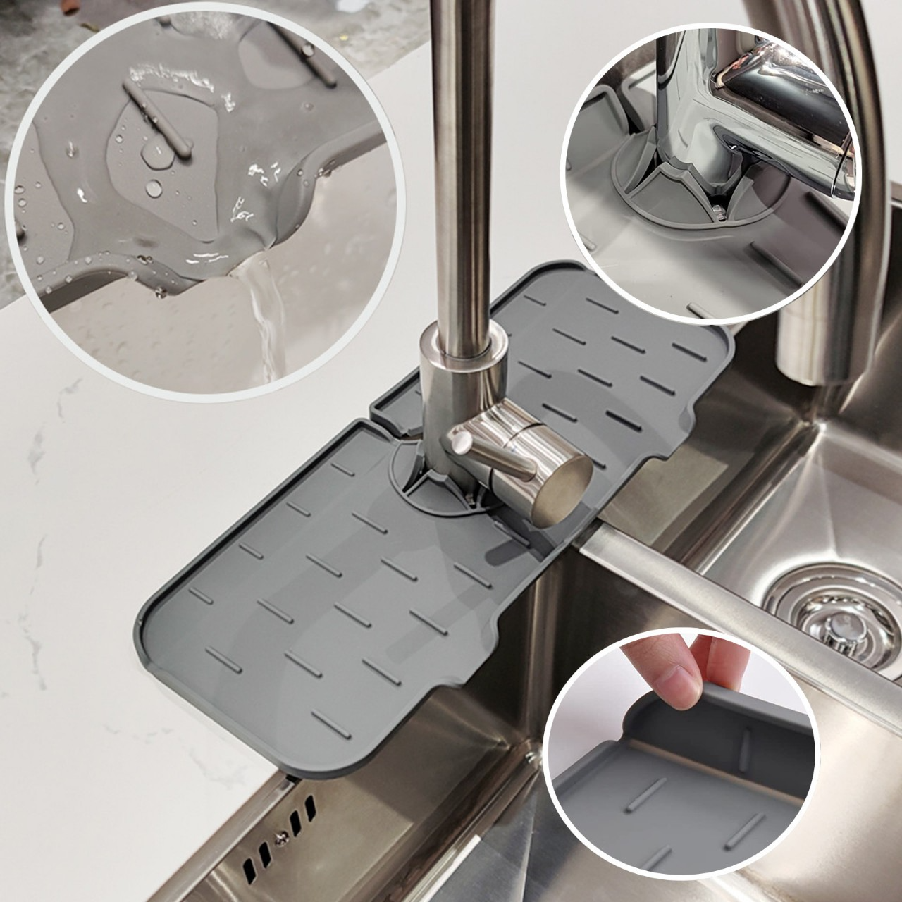 Bộ 3 Tấm Chống Đọng Nước Vòi Rửa