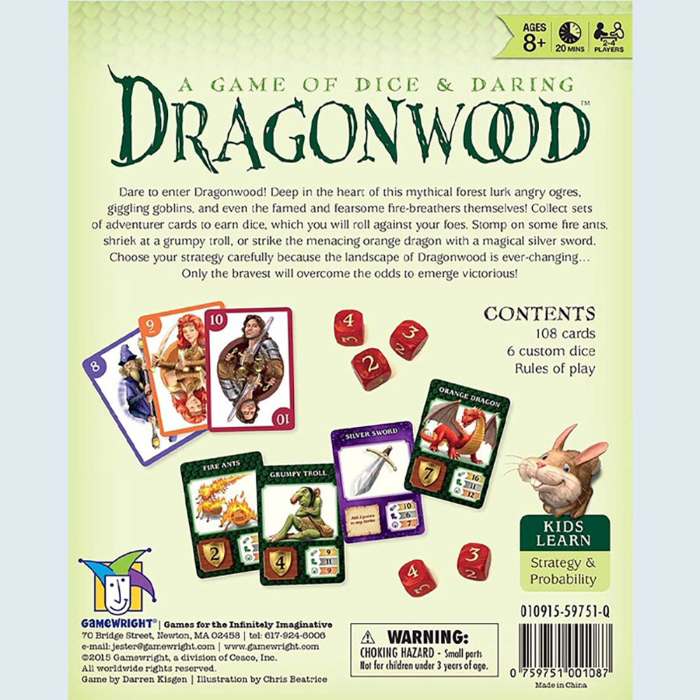 Bộ Board Game Dragon Wood Bộ trò chơi dùng xúc xắc và thẻ bài