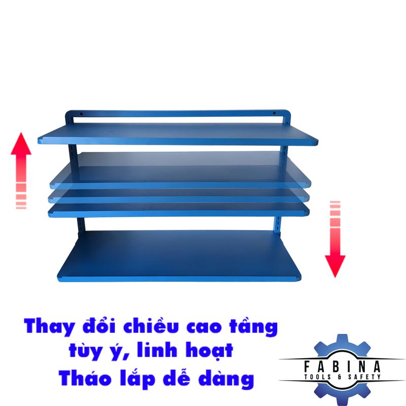 Kệ treo tường đa năng xanh dương mờ