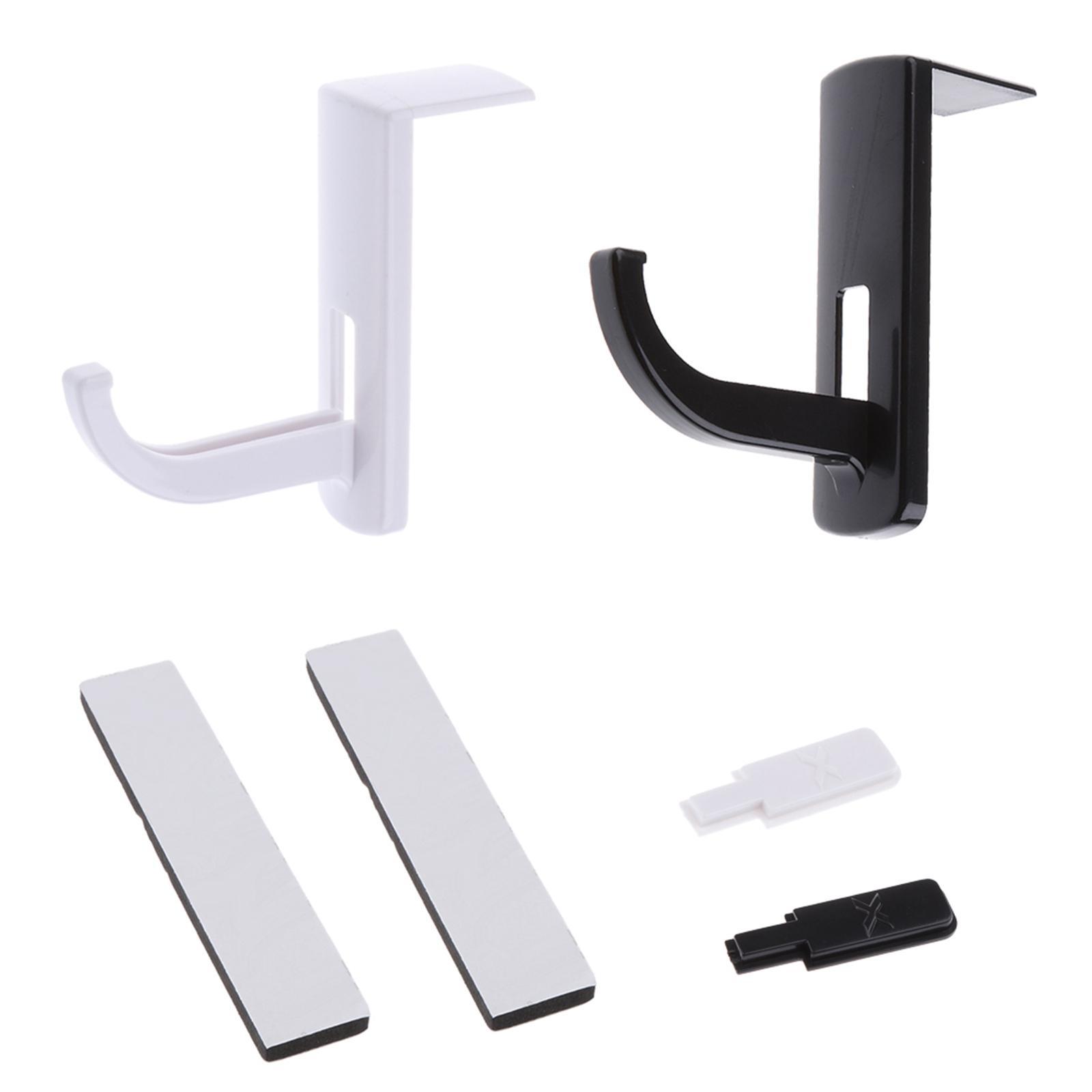2x  2Pack Headphone Headset Hanger Wall PC Monitor Stand for