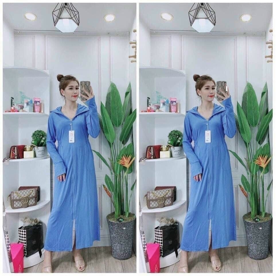 Áo chống nắng NỮ dáng dài chất mát, che kín toàn thân