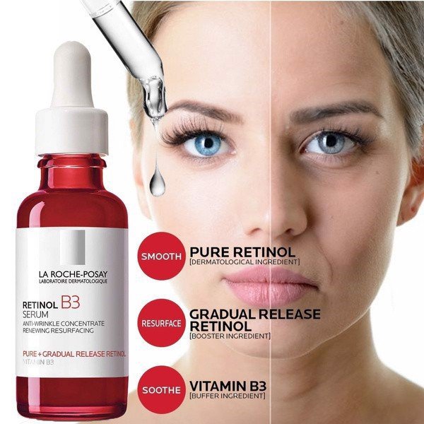 Tinh Chất La Roche-Posay Ngăn Ngừa Lão Hóa Giảm Thâm Nám Và Làm Đều Màu Da Retinol B3 Serum 30ml