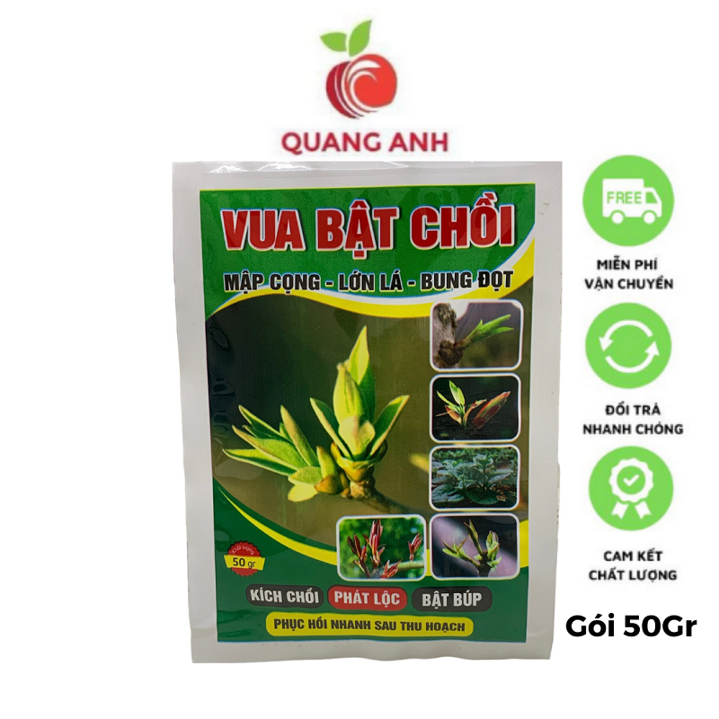 Vua Bật Chồi - Phân Bón Kích Chồi - Phát Lộc - Bật Búp - Gói 50Gr