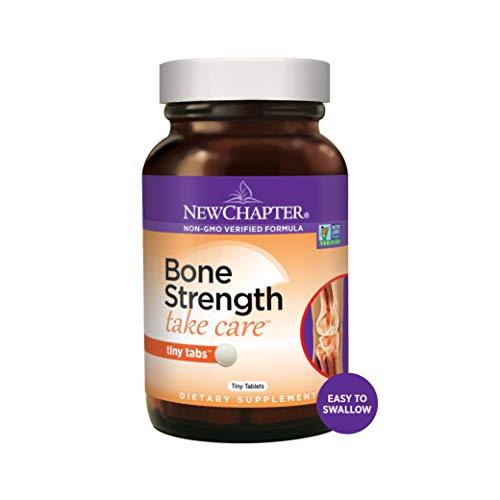New Chapter Calcium Supplement – Bone Strength Whole Food Calcium with Vitamin K2 + D3 + Magnesium, Vegetarian, Gluten Free 120ct Tiny Tabs