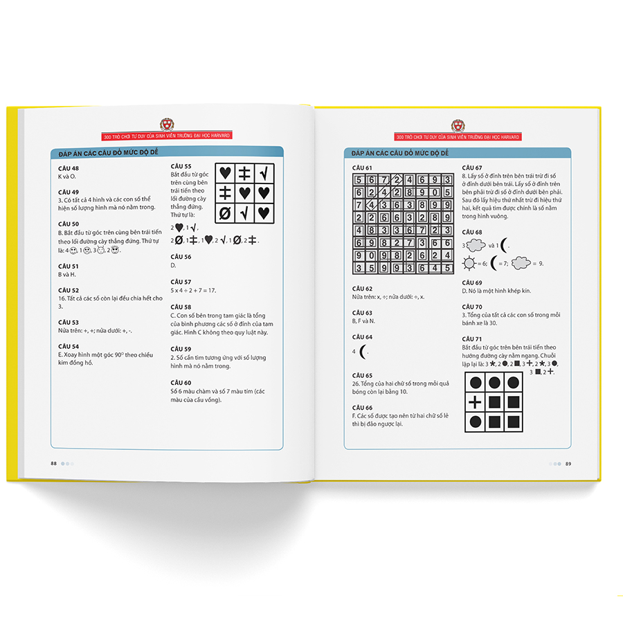 300 Trò Chơi Tư Duy Của Sinh Viên Trường Đại Học Harvard