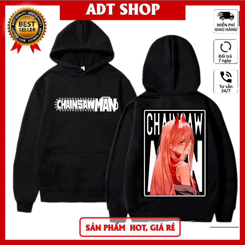 BST Áo Hoodie in hình Makima anime Chaisaw Man mẫu hình mới