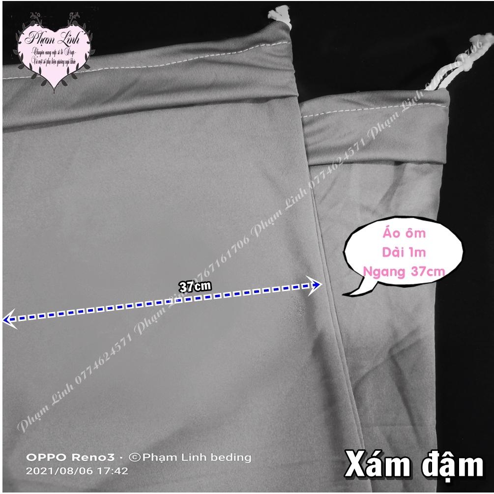 Áo gối-vỏ gối vải thun sợi siu (silk) màu trơn Hàn Quốc áo gối bọc ngoài ruột gối