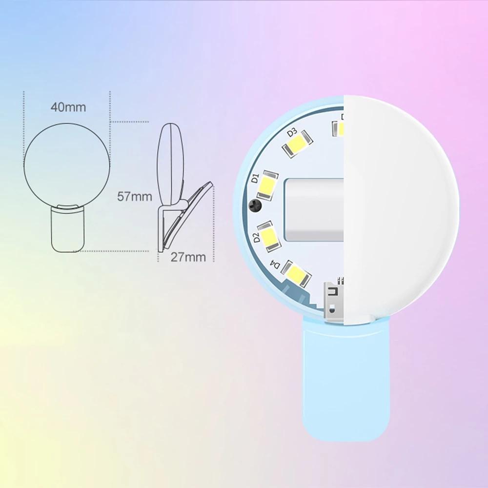 Đèn LED hỗ trợ chụp ảnh selfie kích thước nhỏ gọn chất lượng cao