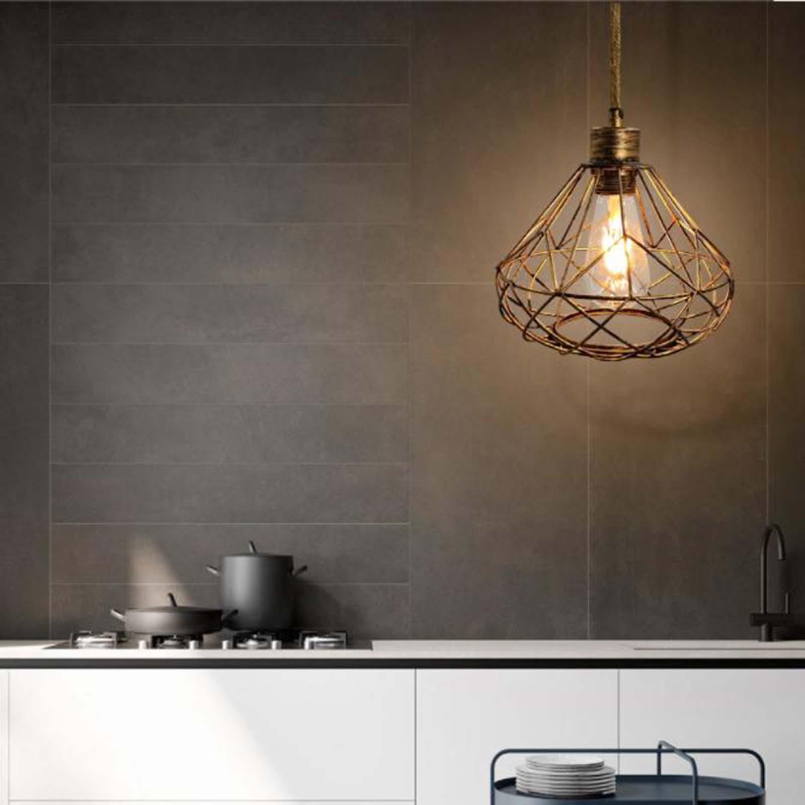 Rustic Lantern Chandelier Hanging Light Fixture for Farmhouse Party Bedroom 1m