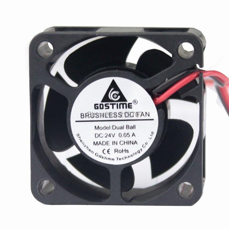 1Pcs Gdstime 40x40x20mm DC 24V 2Pin Ball Bearing 40mm Mini Computer Cooling Cooler Fan