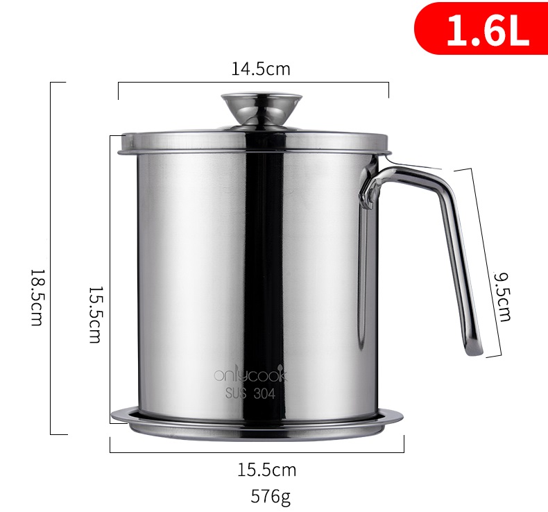 Ca lọc dầu inox 304