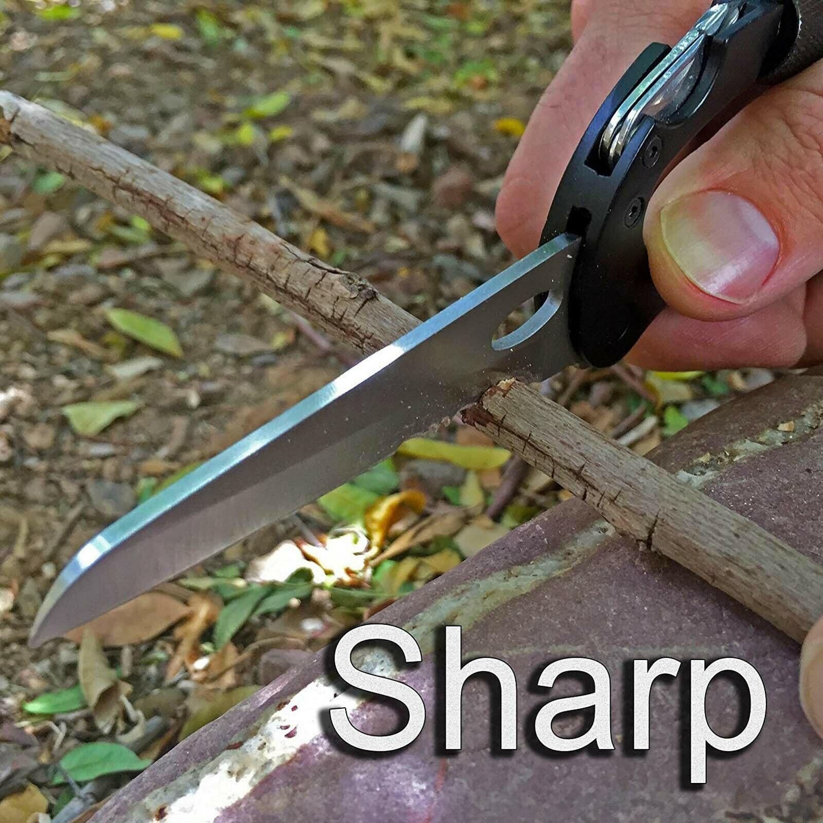 Survival Camping Carabiner Keychain Screwdriver Folding