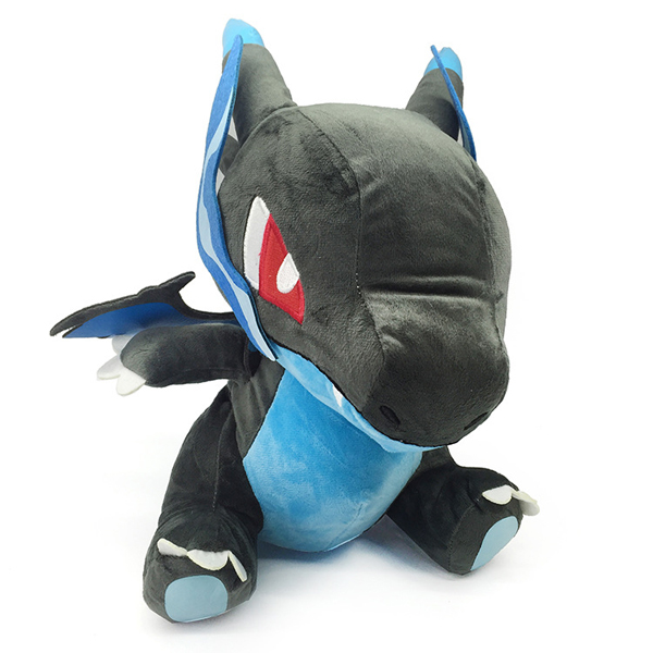 Gấu bông pokemon rồng lửa mega charizard x ngồi (18cm) hàng chính hãng pokemon cao cấp tặng kèm 1 móc khoá da pu đính đá như hình