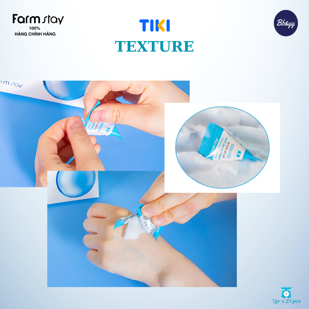 Muối Hyaluronic Acid Tẩy Tế Bào Chết &amp; Làm Sạch Lỗ Chân Lông _ Baking Powder Hyaluronic Acid Pore Scrub