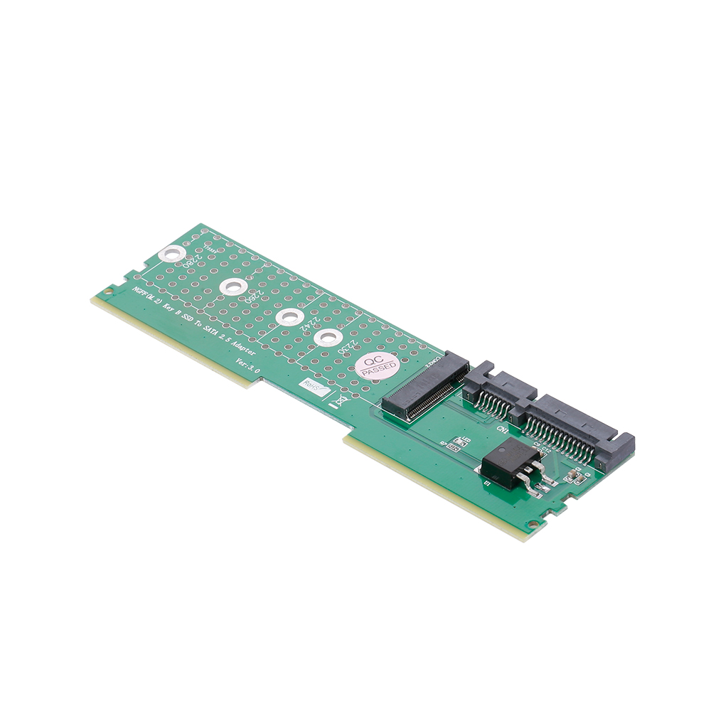 Bộ Điều Hợp DDr M.2 Ngff B-Key SSD Sang SATA Khe Cắm Mở Rộng Bo Mạch Cho Thẻ Raiser Riser 2230 2242 2260 2280 M2 SSD