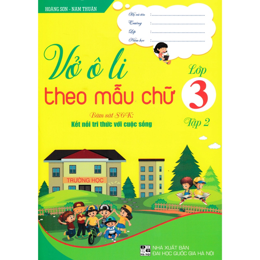 Combo Vở Ô Li Theo Mẫu Chữ + Vở Tập Viết Lớp 3 (Bám Sát SGK Kết Nối Tri Thức Với Cuộc Sống, Bộ 4 Cuốn - HA)