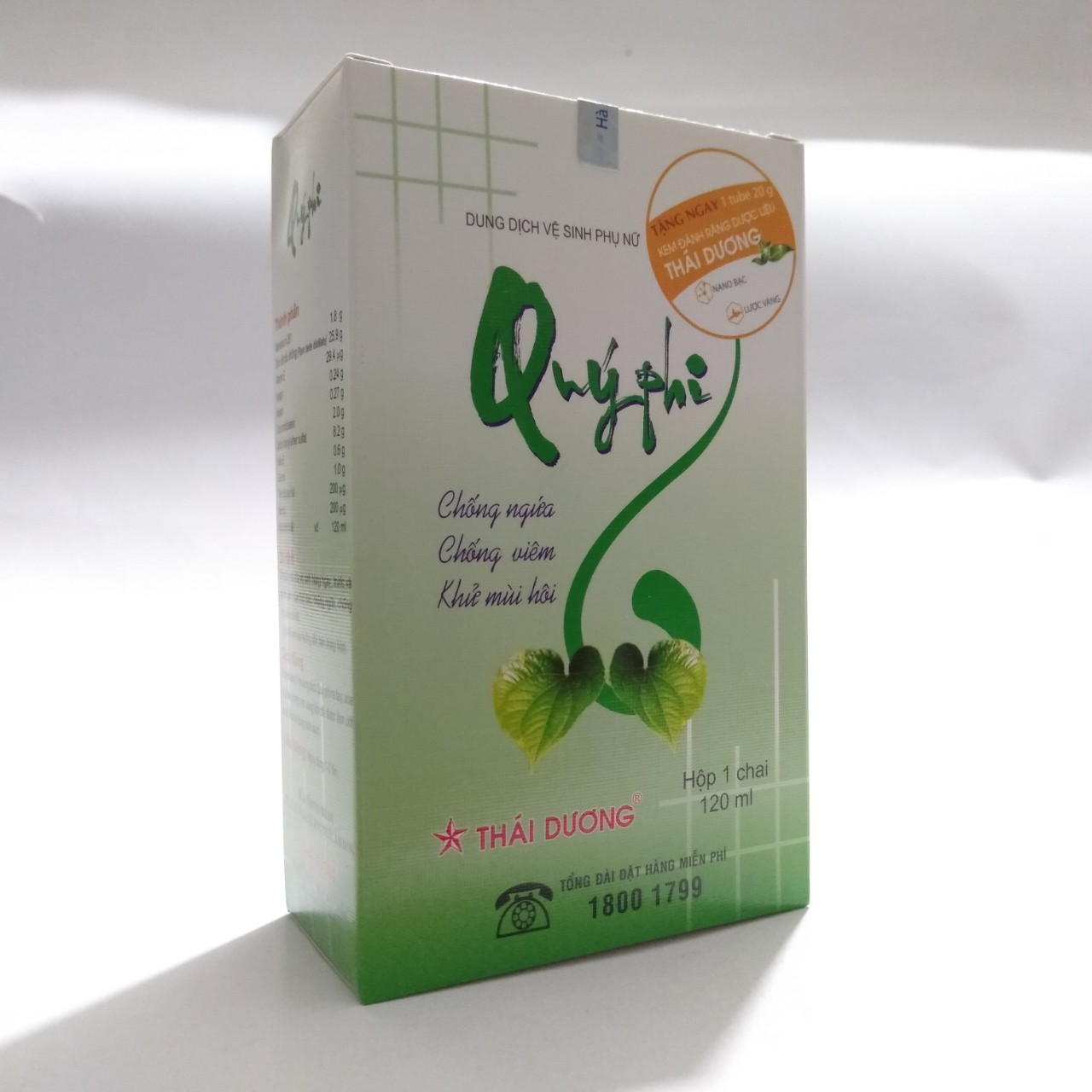 Bộ 5 chai dung dịch vệ sinh phụ nữ QUÝ PHI XANH chứa tinh chất trầu không, chống ngứa, chồng viêm, khử mùi-Chai 125ml