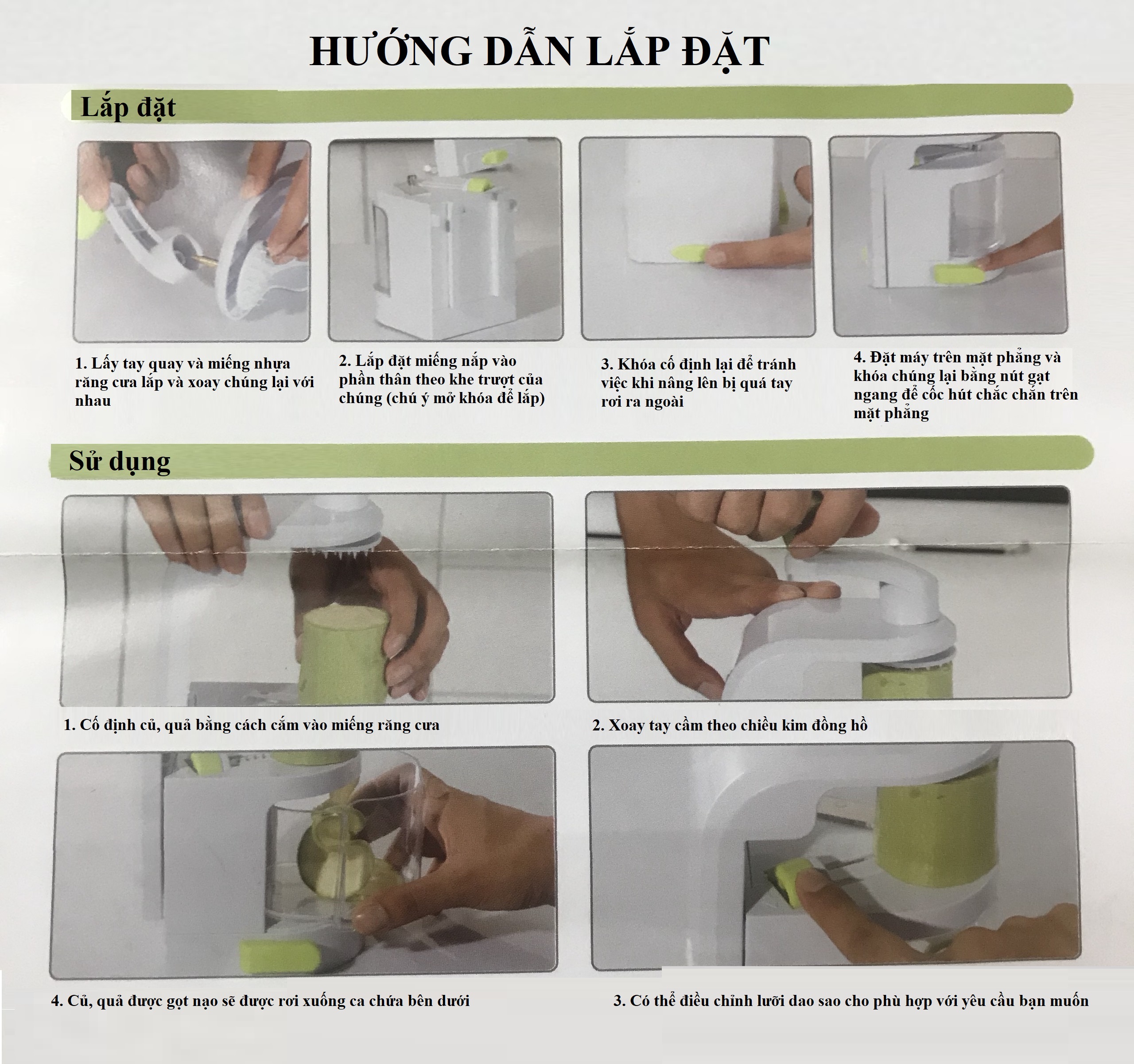 Dụng cụ cắt rau củ đa năng